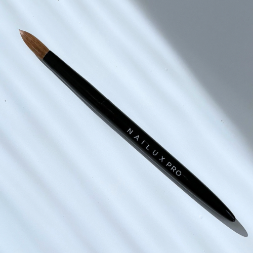 Nailux Pro Acrylic Kolinsky Brush - Black